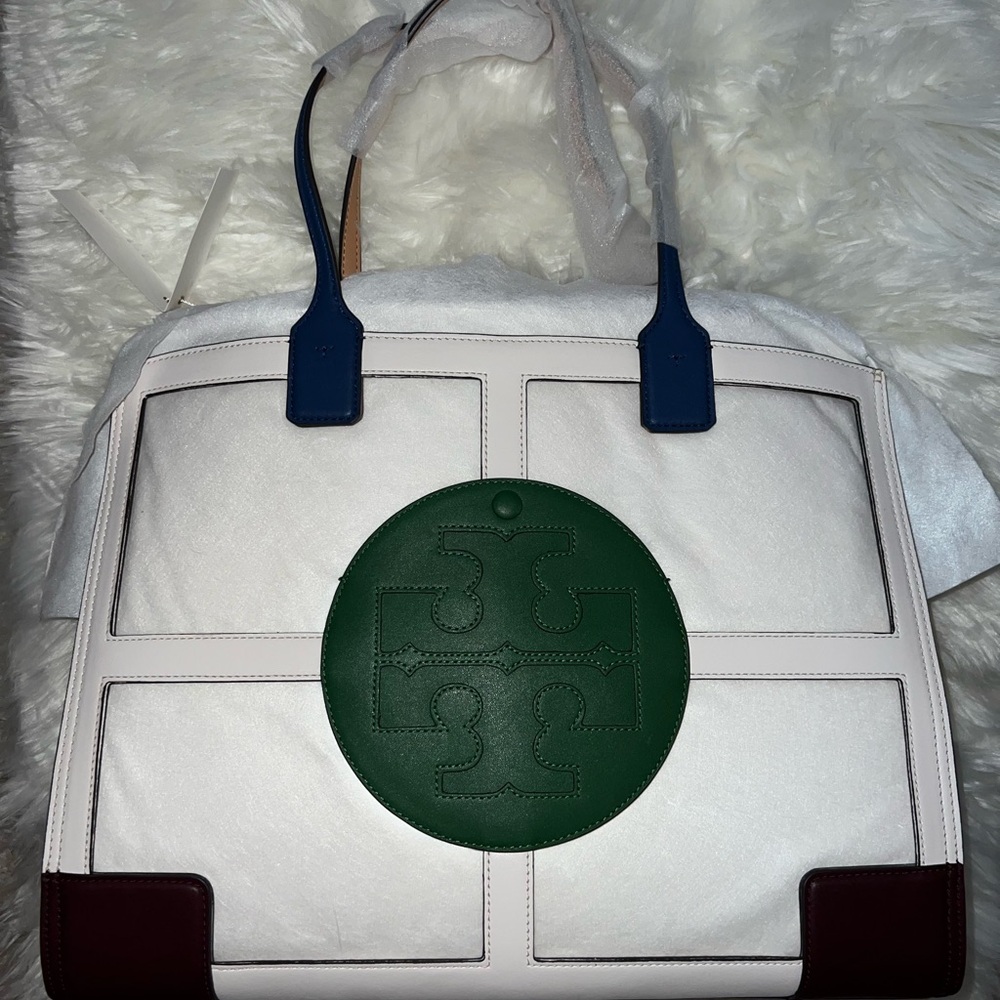 *NWT* Tory Burch Ella Clear Quadrant Tote